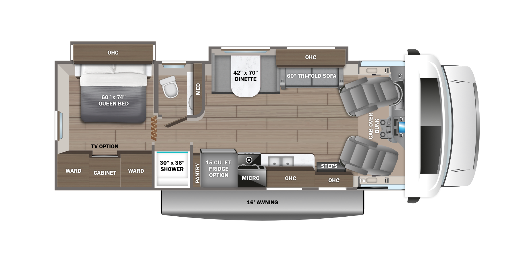 2024 Jayco GreyHawk 29MV Only 4570 Miles Floorplan